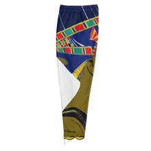Load image into Gallery viewer, Queen Nefertiti Black, White &amp; Gold - Men's Joggers
