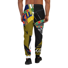 Load image into Gallery viewer, Queen Nefertiti Black, White &amp; Gold - Men's Joggers
