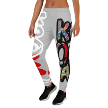 Load image into Gallery viewer, Modify Classic Logo x Geometric Print - Gray Women's Joggers

