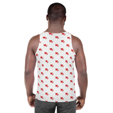 Load image into Gallery viewer, Classic Logo - White &amp; Red Tank Top
