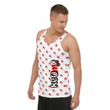 Load image into Gallery viewer, Classic Logo - White &amp; Red Tank Top
