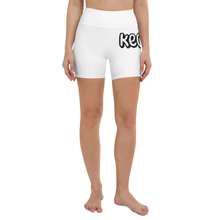 Load image into Gallery viewer, Classic Logo - White Yoga Shorts
