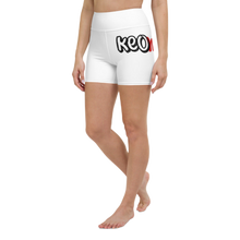 Load image into Gallery viewer, Classic Logo - White Yoga Shorts
