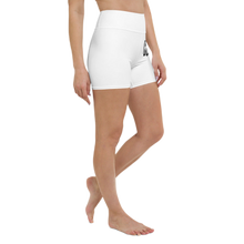 Load image into Gallery viewer, Classic Logo - White Yoga Shorts
