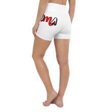Load image into Gallery viewer, Classic Logo - White Yoga Shorts
