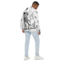 Load image into Gallery viewer, Astro - White Men’s windbreaker

