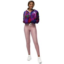Load image into Gallery viewer, DKP x Queen - Women’s cropped windbreaker

