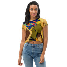 Load image into Gallery viewer, Queen Nefertiti - Women's Crop Top
