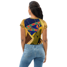 Load image into Gallery viewer, Queen Nefertiti - Women's Crop Top
