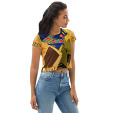 Load image into Gallery viewer, Queen Nefertiti - Women's Crop Top
