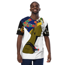 Load image into Gallery viewer, Queen Nefertiti Black, White &amp; Gold - Men's T-shirt
