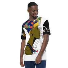 Load image into Gallery viewer, Queen Nefertiti Black, White &amp; Gold - Men's T-shirt
