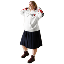 Load image into Gallery viewer, Classic Logo X Est. 2013 — White Unisex Hoodie
