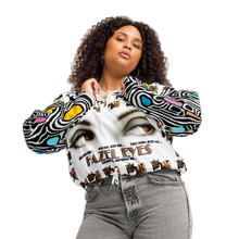 Load image into Gallery viewer, DKP x Hazel Eyes - Women’s cropped windbreaker
