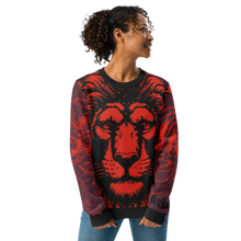 Load image into Gallery viewer, A Lyon's Red - Knitted crew neck sweater
