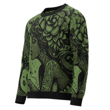 Load image into Gallery viewer, Green Maiden - Knitted crew neck sweater
