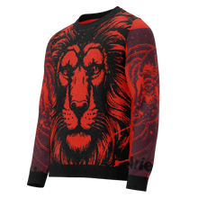 Load image into Gallery viewer, A Lyon's Red - Knitted crew neck sweater
