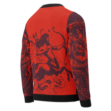 Load image into Gallery viewer, A Lyon's Red - Knitted crew neck sweater

