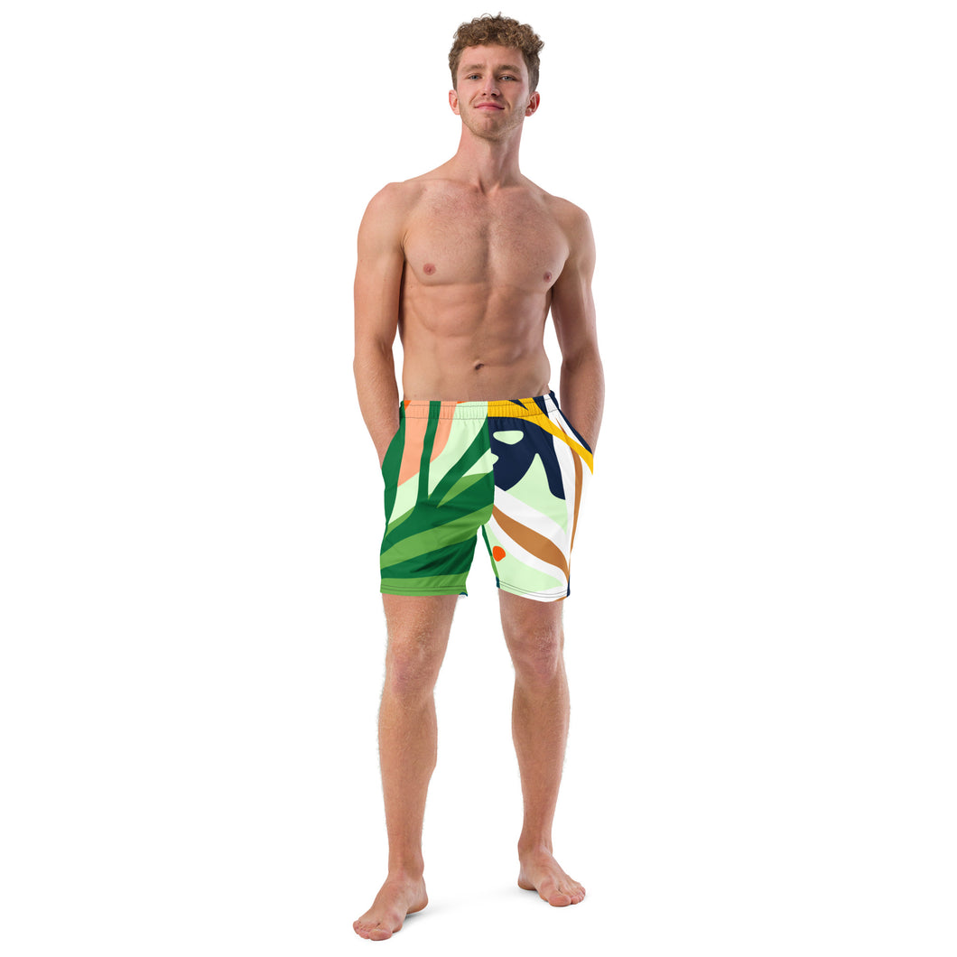 Tropical Design - Men's swim trunks