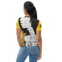 Load image into Gallery viewer, Graffiti - Gold Women&#39;s T-shirt

