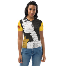 Load image into Gallery viewer, Graffiti - Gold Women&#39;s T-shirt
