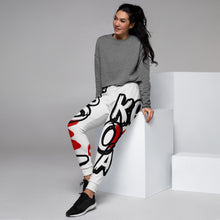 Load image into Gallery viewer, Classic Logo -  White Women&#39;s Joggers
