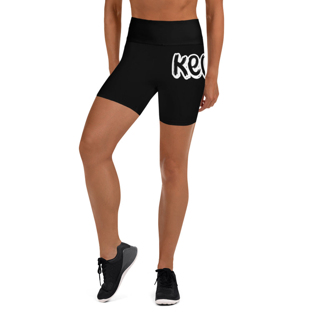 Classic Logo - Black Yoga Shorts