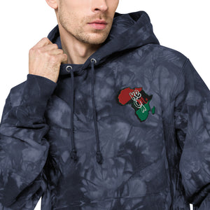 RBG Logo - Embroidered Tie-dye hoodie